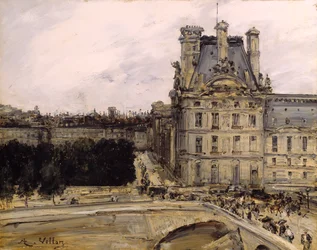 Um canto do Louvre