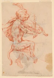 Macaco a tocar violino