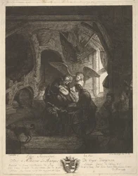 Tobias Retornando a Visão de Seu Pai, 1755.