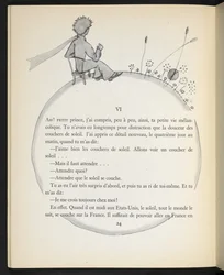 Ilustração de "O Pequeno Príncipe", de Antoine de Saint-Exupéry