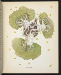 Os Baobás, ilustração de "O Pequeno Príncipe", de Antoine de Saint-Exupéry