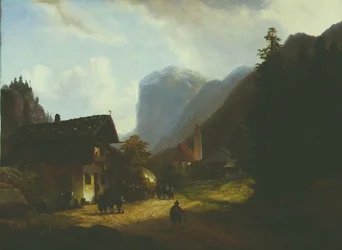 A aldeia de montanha
