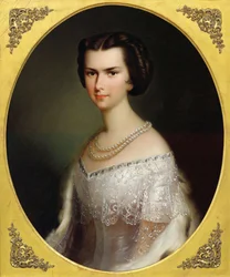 Retrato da imperatriz Elisabeth da Áustria.