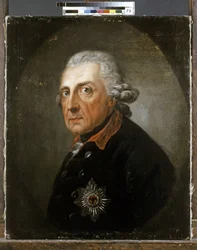 FRIEDRICH II da Prússia "O Grande", rei da Prússia (1712-1786).