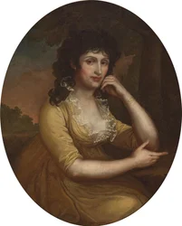 Alemão: Bildnis Dorota Czartoryska, geb. Jabłonowska Retrato de Dorota Czartoryska, nascida Jabłonowska