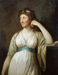 Retrato de Elisa von der Recke 1754-1833, 1795-1796.