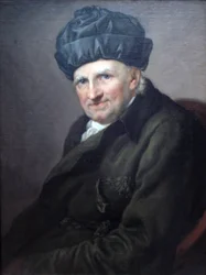 O reitor Johann Joachim Spalding com um casaco