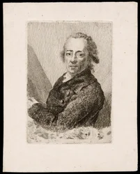 Autorretrato diante de um cavalete