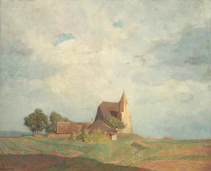 Igreja em Holzern perto de Säusenstein