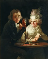 Engajamento à luz de velas