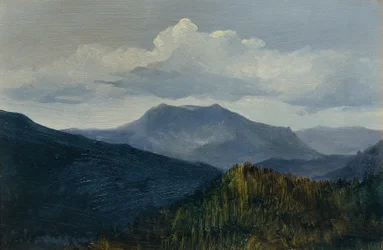 O Schneeberg perto de Gutenstein
