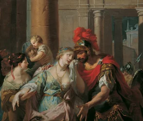 O adeus de Heitor a Andrómaca (óleo sobre tela)