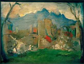 Paisagem de ruínas