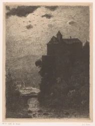 Castelo em um penhasco