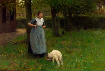 Mulher de Laren com cordeiro
