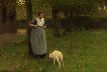 Mulher de Laren com cordeiro