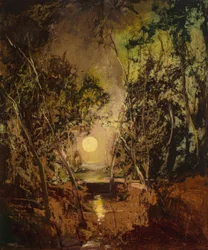 Anton Müller-Wischin Nascer da lua