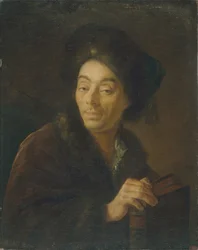 Retrato do ator Yakov Danilovich Shumsky 1732-1812, 1760