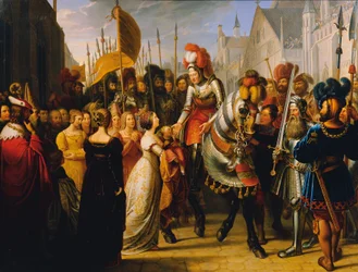 A Entrada do Imperador Maximiliano I em Gand