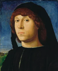 Alemão: Bildnis eines jungen Mannes Retrato de um jovem