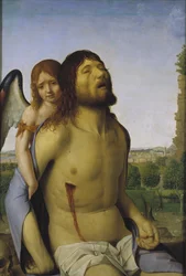 O Cristo Morto Apoiado por um Anjo