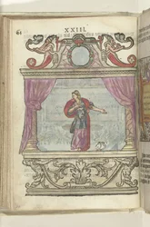 Palco com a personificação de Eendracht (Concordia), 1578