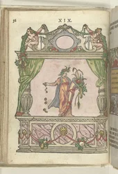 Palco com a personificação da Generosidade (Liberalitas), 1578