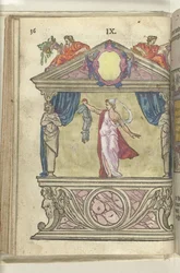 Palco com personificação de Magnanimidade (Magnanimitas), 1578