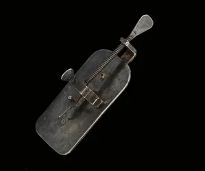 Microscópio, c.1690 (prata e vidro) (ver também 1121456-60)