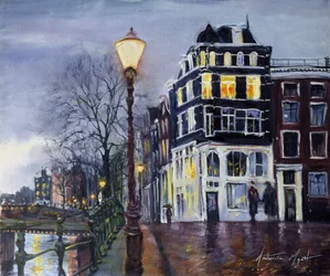 No anoitecer, Amsterdã, 1999