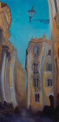 À procura da fonte, Itália, 2015 (óleo sobre tela)
