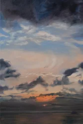 Nuvens de salmão, 2011 (óleo sobre tela)