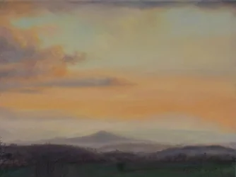 Welsh Mountains, 2022 (óleo sobre tela)