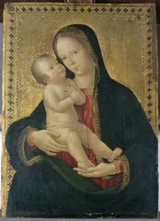 Madonna and Child, c.1480-85 (tempera em madeira de choupo)