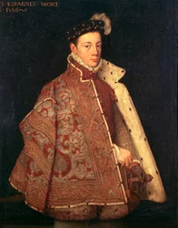 Retrato de Dom Carlos, Príncipe das Astúrias (óleo sobre tela)