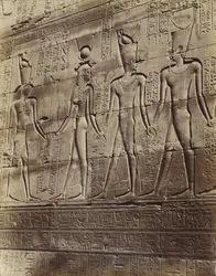 Bas Relief from the Temple em Edfu