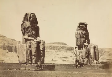 Os Colossos de Memnon, Tebas