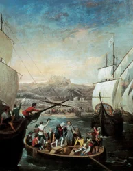 Saída das três caravelas de Cristóvão Colombo