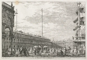 Vistas: Palácio do Procurador e Igreja de St. Géminien, Veneza