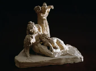 Lamentação de Cristo, esboço em terracota de Antonio Canova (1757-1822), Possagno, Vêneto, Itália