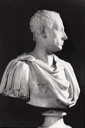 Busto de retrato de Francisco I (1708-65), Sacro Imperador Romano (mármore)