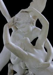 Psique Revived pelo beijo de Cupid detalhe de mármore de 123192
