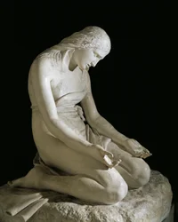 A Madalena penitente, de Antonio Canova (1757-1822)