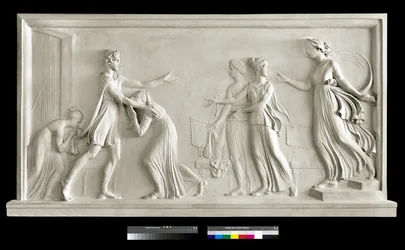 O retorno de Telêmaco, 1787-90 (gesso)
