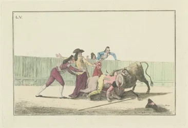 Placa V, da série Colecci?n de las principales suertes de una corrida de toros (Colecção das Principais Acções de uma Tourada)