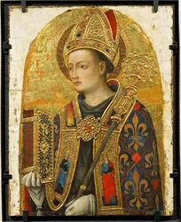 São Luís de Toulouse, bispo de Toulouse, sobrinho-neto do rei Luís IX, o Santo ...