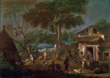 Paisagem italiana, c1750-1795