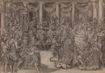 Banquete de Cipião, 1543.