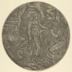 Circe dando uma bebida aos companheiros de Ulisses, 1540-45.