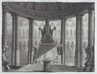 Cenário, Templo Oriental